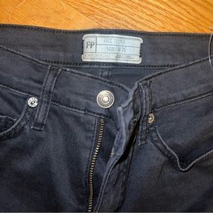 Free People Black Skinny Jean